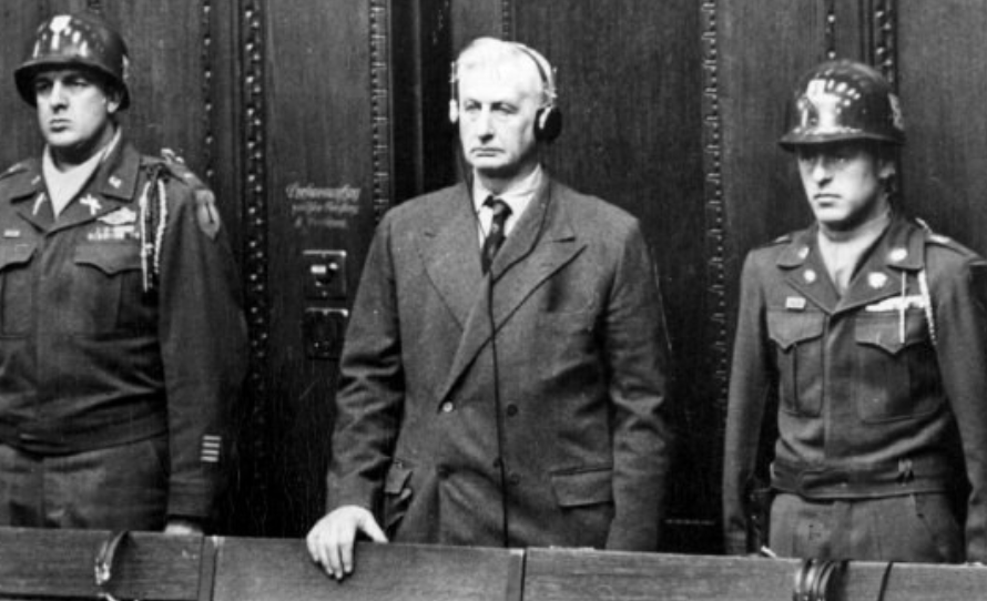 Friedrich Flick at Nuremberg, 1947